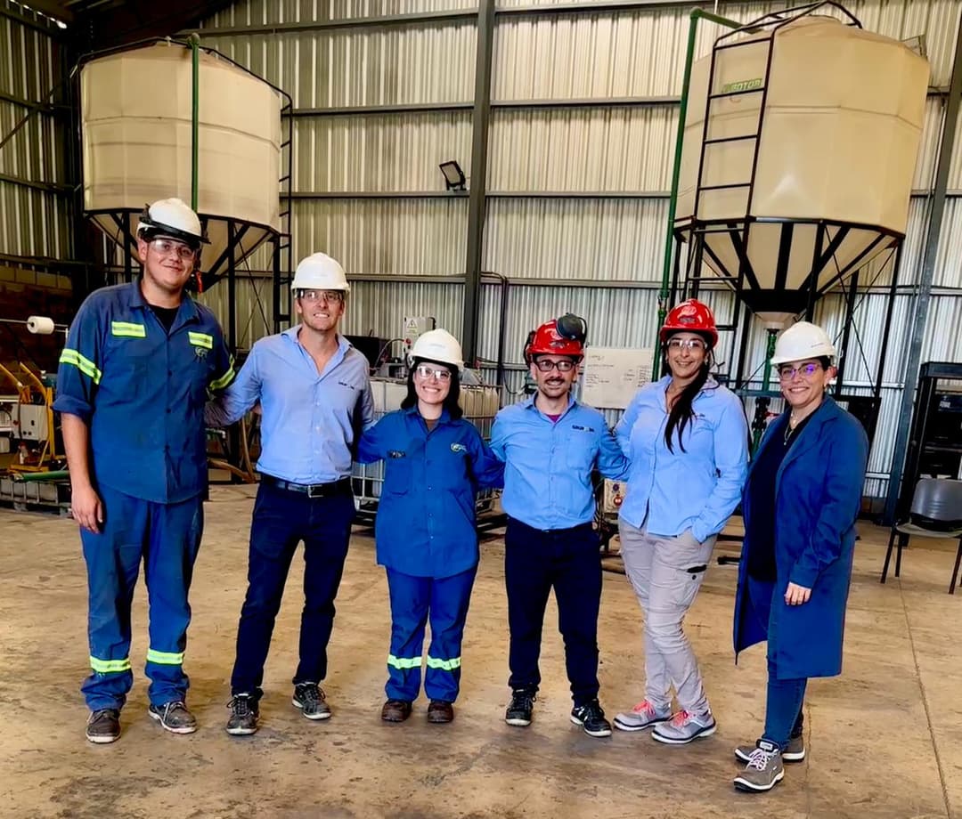 Equipo en planta